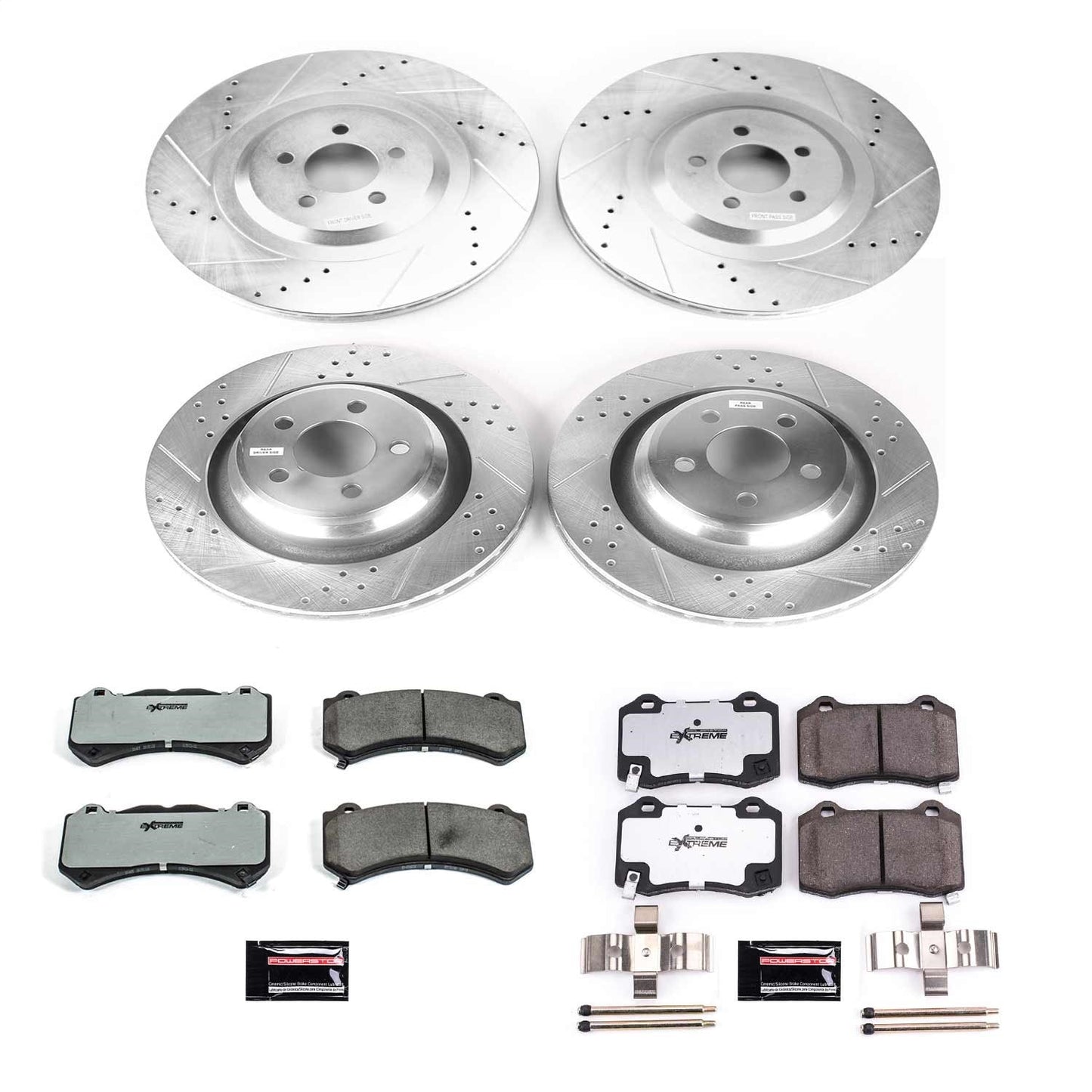 Power Stop 15-20 Dodge Charger Front and Rear Z26 Street Brake Kit