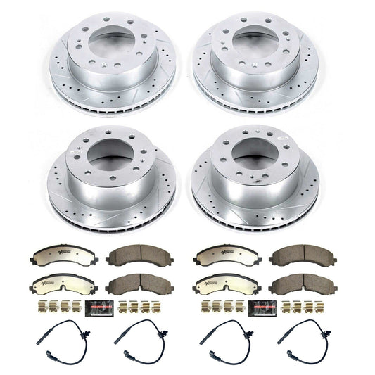 Power Stop 2020 GMC Sierra 2500 HD Front & Rear Z36 Truck & Tow Brake Kit