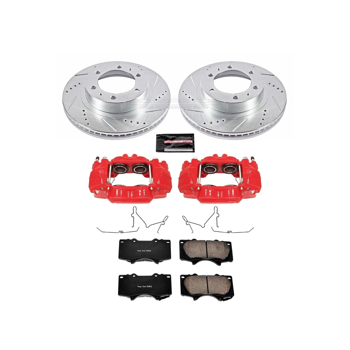 Power Stop 03-09 Toyota 4Runner Front Z23 Evolution Sport Brake Kit w/Calipers