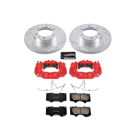 Power Stop 03-09 Toyota 4Runner Front Z23 Evolution Sport Brake Kit w/Calipers