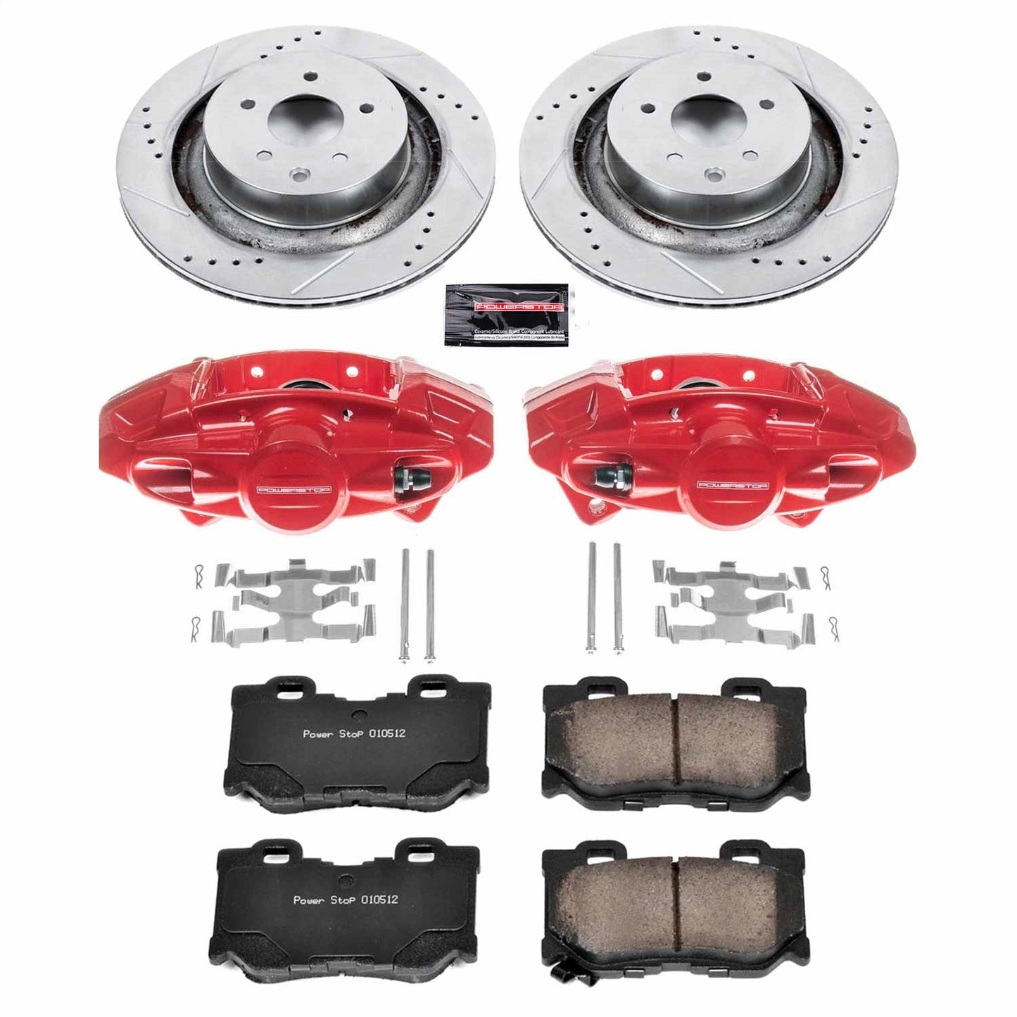 Power Stop 08-13 Infiniti G37 Rear Z23 Evolution Sport Brake Kit w/Calipers