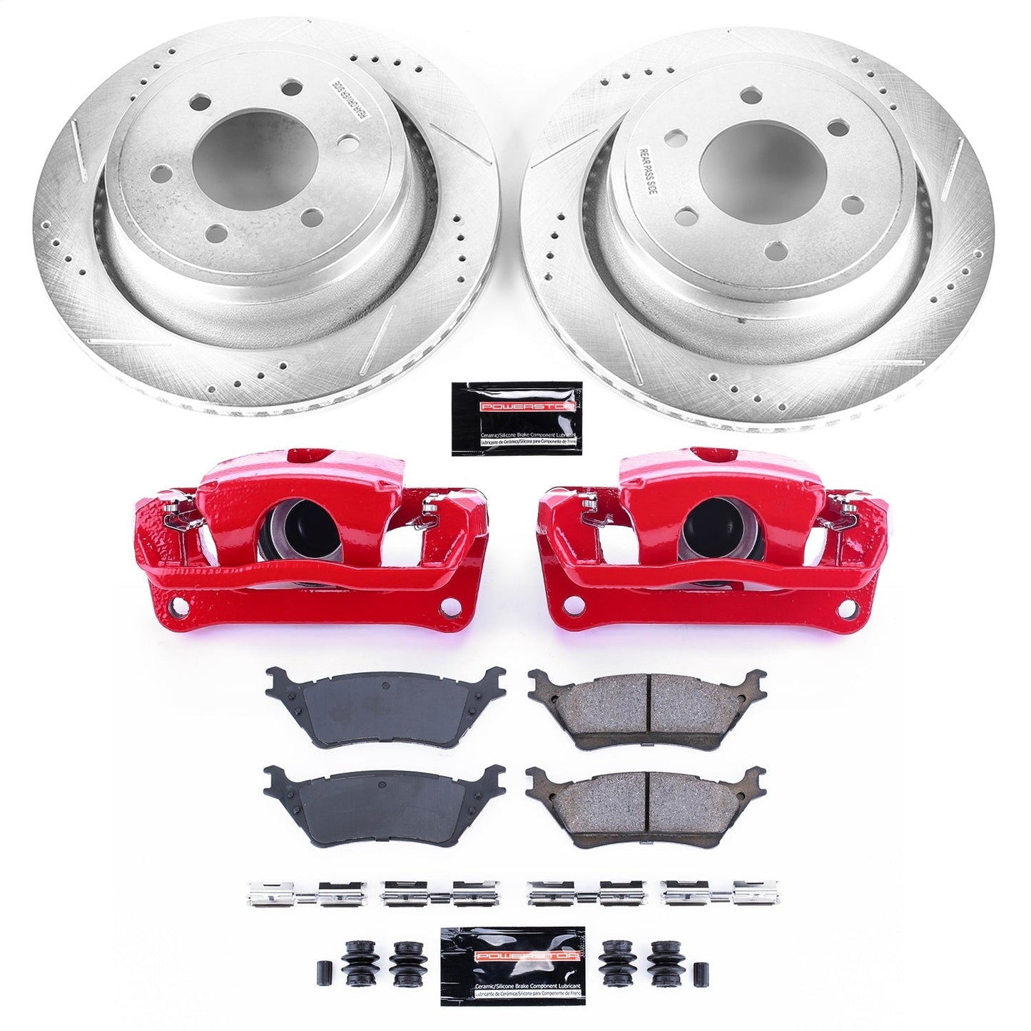 Power Stop 12-18 Ford F-150 Rear Z23 Evolution Sport Brake Kit w/Calipers