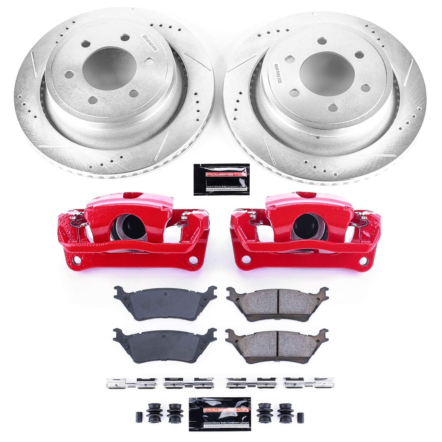 Power Stop 12-18 Ford F-150 Rear Z23 Evolution Sport Brake Kit w/Calipers