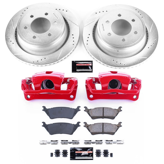 Power Stop 12-18 Ford F-150 Rear Z23 Evolution Sport Brake Kit w/Calipers