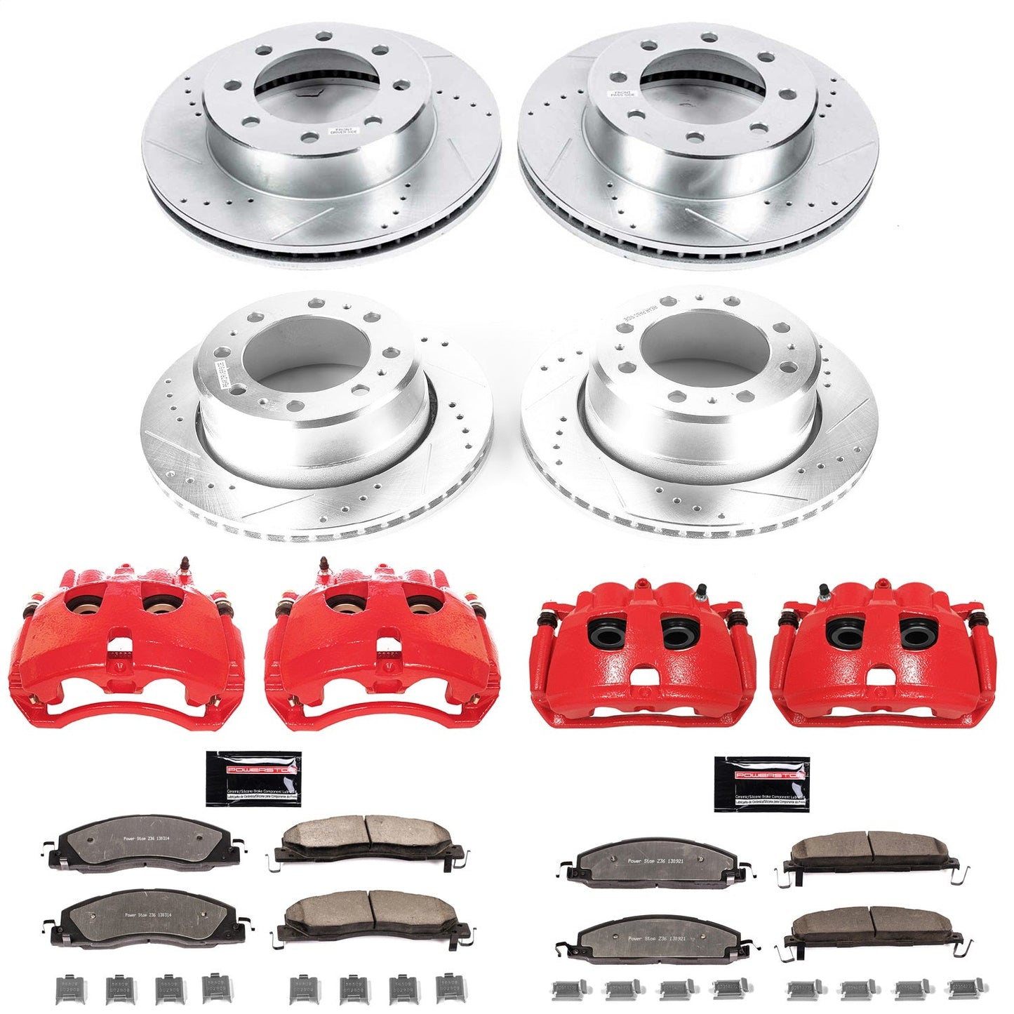 Power Stop 13-18 Ram 3500 Front & Rear Z36 Truck & Tow Kit w/Calipers