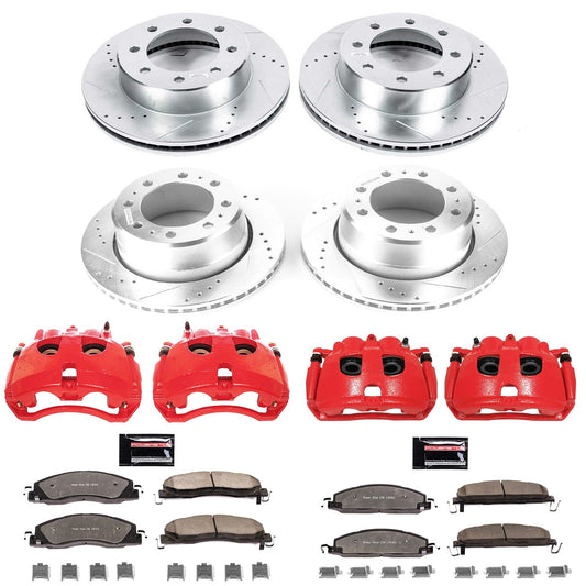 Power Stop 13-18 Ram 3500 Front & Rear Z36 Truck & Tow Kit w/Calipers