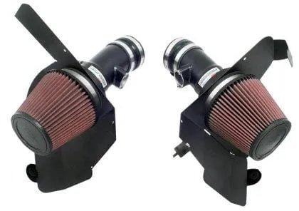 K&N 06 - 07 BMW M5 5.0L Flat Black Typhoon Short Ram Intake - ABS Auto Body