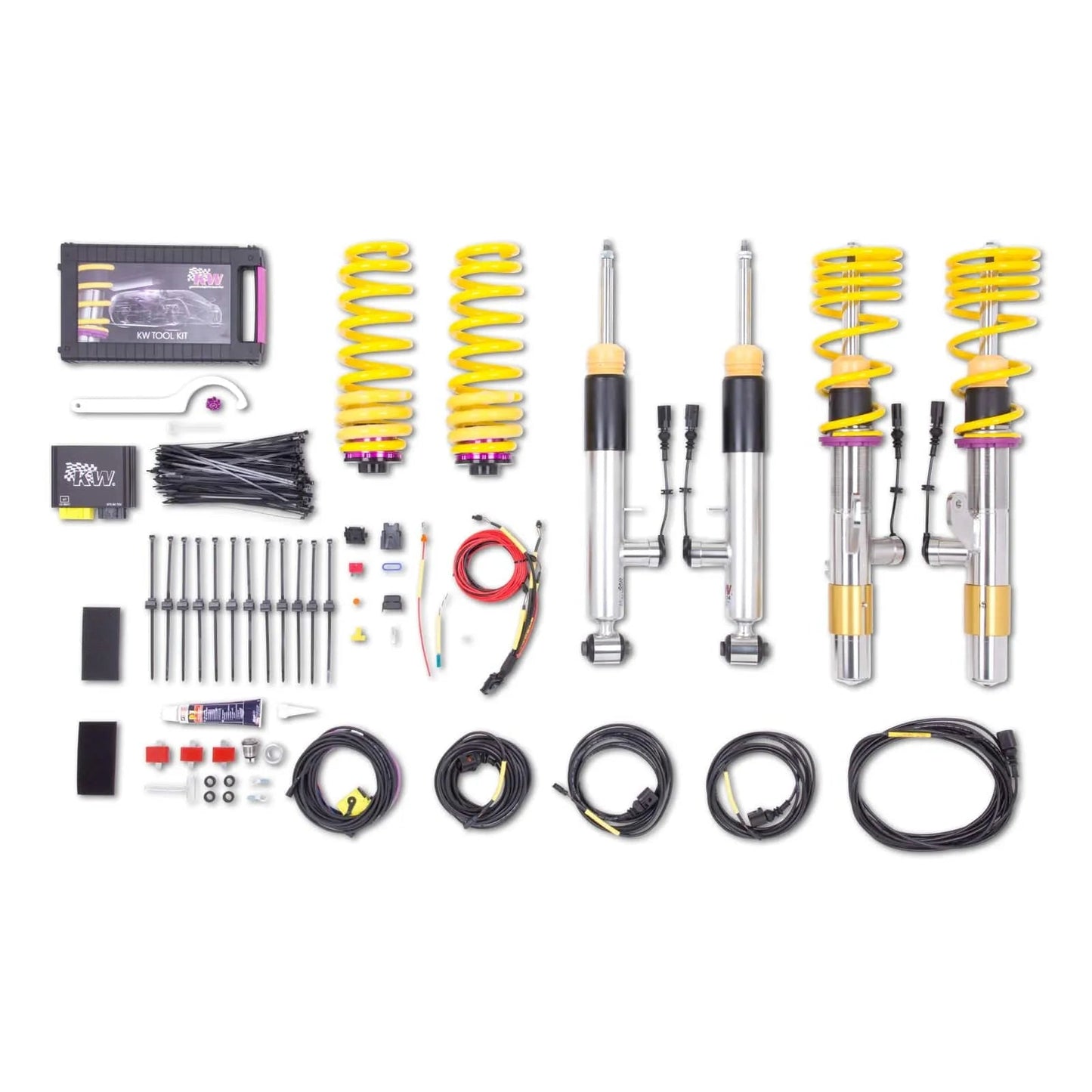 KW Suspensions KW DDC ECU Coilover Kit - BMW 2series F22, 228i; 2WD without EDC - ABS Auto Body