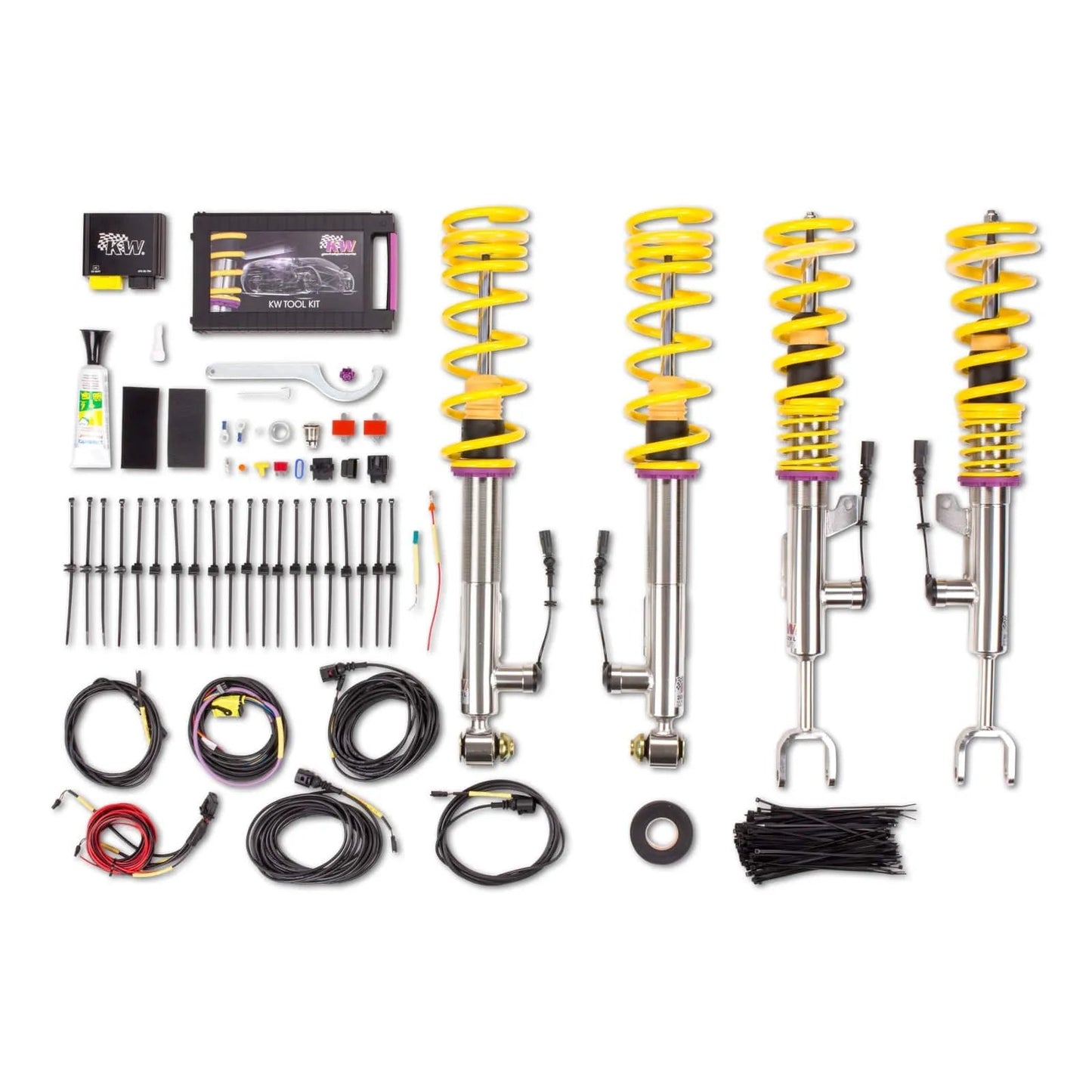 KW Suspensions KW DDC ECU Coilover Kit - BMW 5 Series (F10) 2WD without EDC - ABS Auto Body