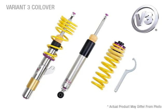 KW Suspensions KW V3 Coilover Kit Bundle - BMW 330i G20 2WD Sedan with electronic dampers - ABS Auto Body