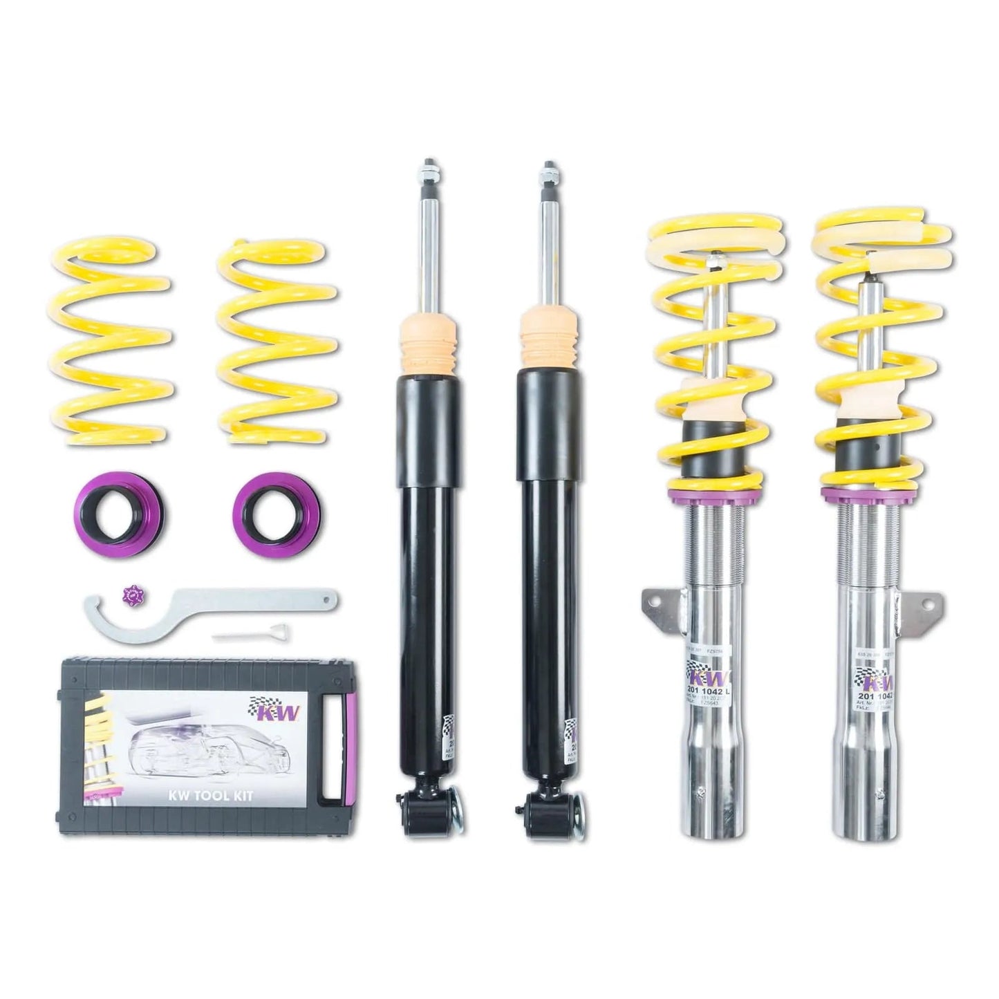 KW V2 Comfort Kit | BMW X1/F48; X2; Mini Cooper Clubman/F54; F60; without e - damp (180200BN) - ABS Auto Body
