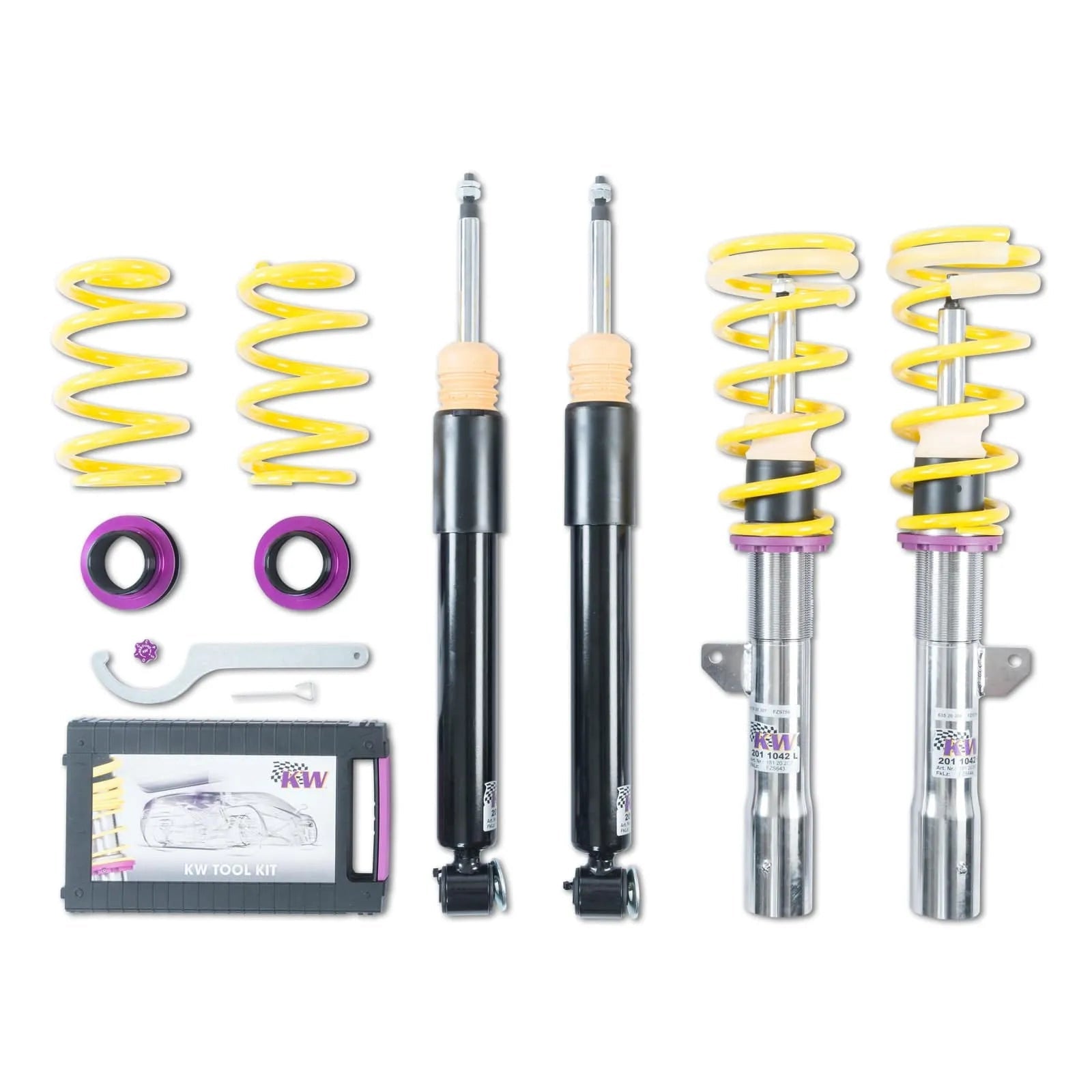 KW V2 Comfort Kit | BMW X1/F48; X2; Mini Cooper Clubman/F54; F60; without e - damp (180200BN) - ABS Auto Body