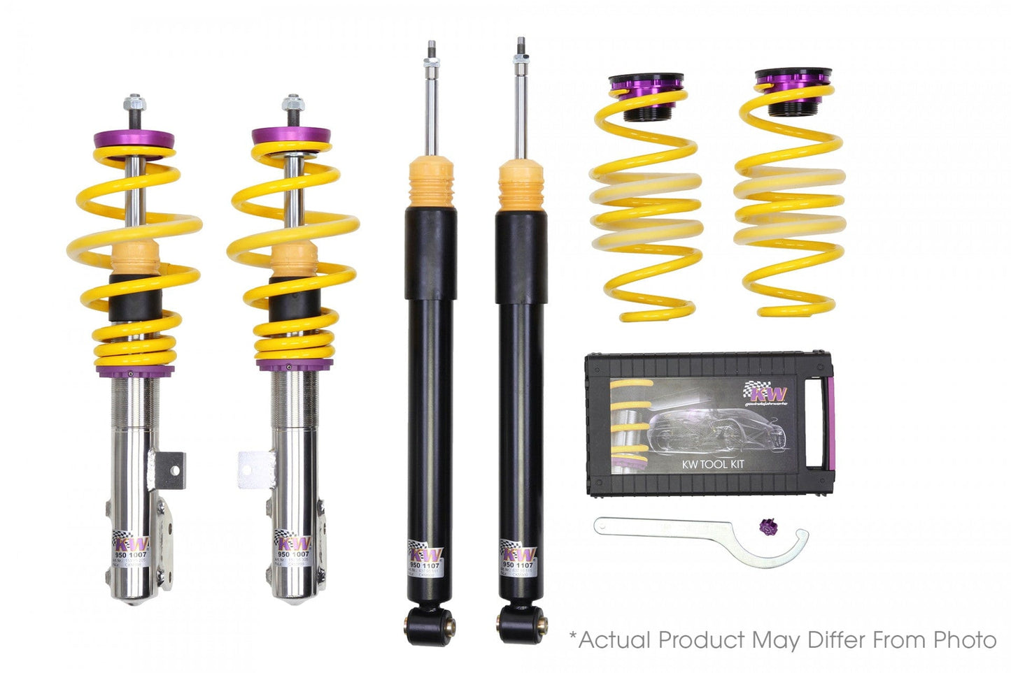 KW Suspensions KW V2 Coilover Kit Bundle - BMW 4 Series Coupe; 430i 4WD xDrive; with electronic dampers