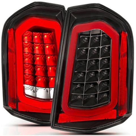 ANZO 11-14 Chrysler 300 LED Taillights Black w/ Sequential