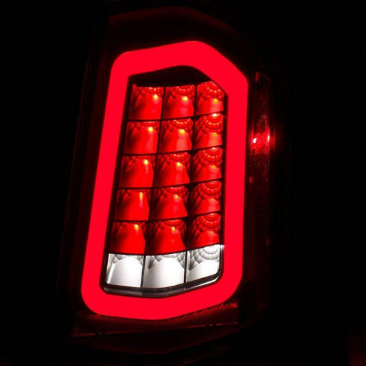 ANZO 11-14 Chrysler 300 LED Taillights Black w/ Sequential