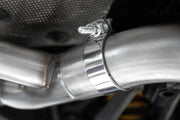 MBRP Stainless Steel 3" Resonator-Back - Quad Outlet w/ Carbon Fiber Tips | 2019-2021 BMW M2 (S45023CF)