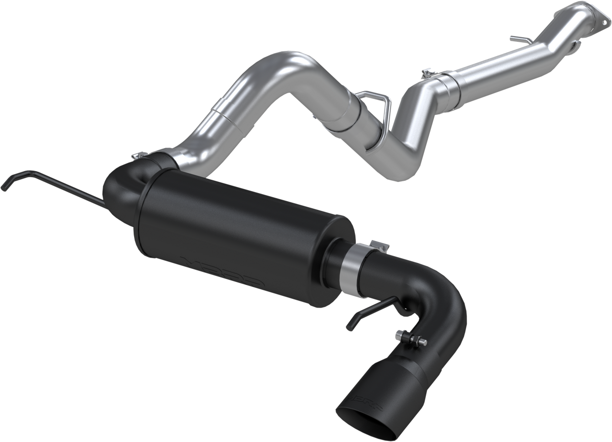 MBRP 2021+ Ford Bronco 2.3L/2.7L EcoBoost 3in Black Aluminized Catback Exhaust