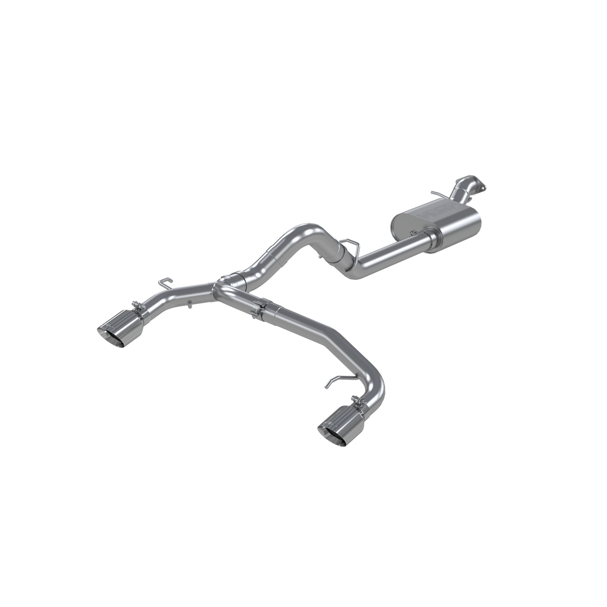 MBRP 21-22 Ford Bronco 2.3/2.7L EcoBoost 2/4-Dr 3in Catback Dual Split Rear Exit Aluminized Steel
