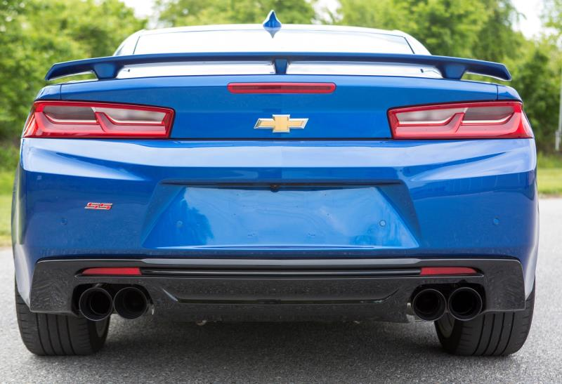 Mishimoto 2016+ Chevrolet Camaro SS Quad-Tip Pro Axle-Back Exhaust w/ Polished Tips