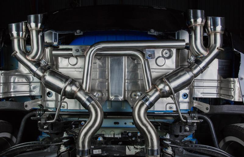 Mishimoto 2016+ Chevrolet Camaro SS Quad-Tip Pro Axle-Back Exhaust w/ Polished Tips