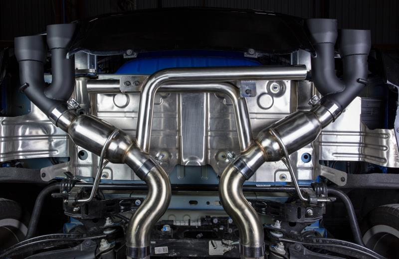 Mishimoto 2016+ Chevrolet Camaro SS Quad-Tip Pro Axle-Back Exhaust w/ Polished Tips