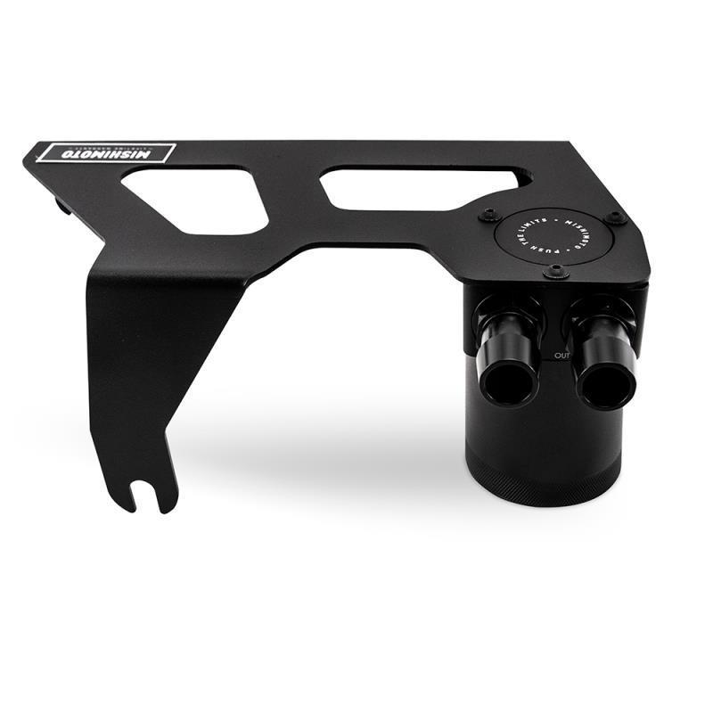 Mishimoto 07-11 Jeep Wrangler JK Baffled Oil Catch Can - Black