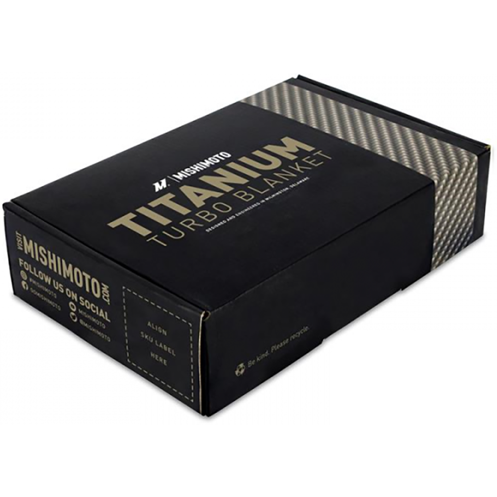 Mishimoto Titanium Turbo Blanket | Multiple BMW Fitments (MMTB-N54-07)