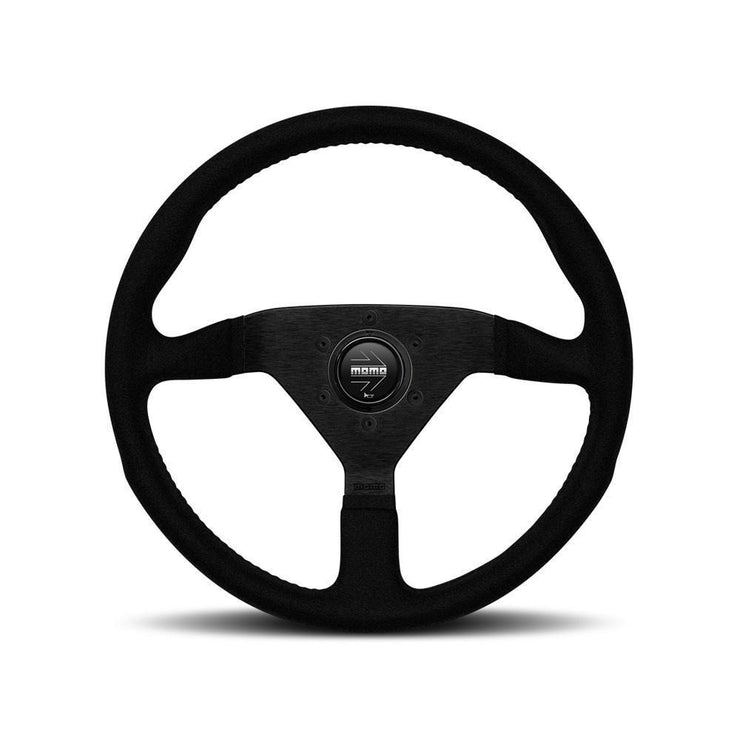 MOMO Montecarlo 350mm Black Alcantara Steering Wheel (MCL35AL)