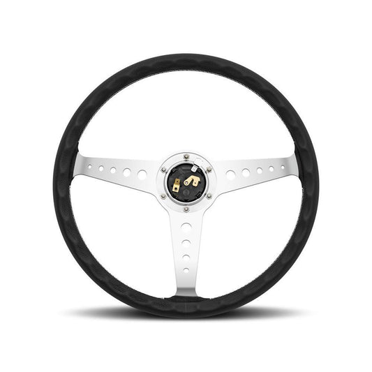 MOMO California 360mm Black Leather Steering Wheel (CAL36BK2S)