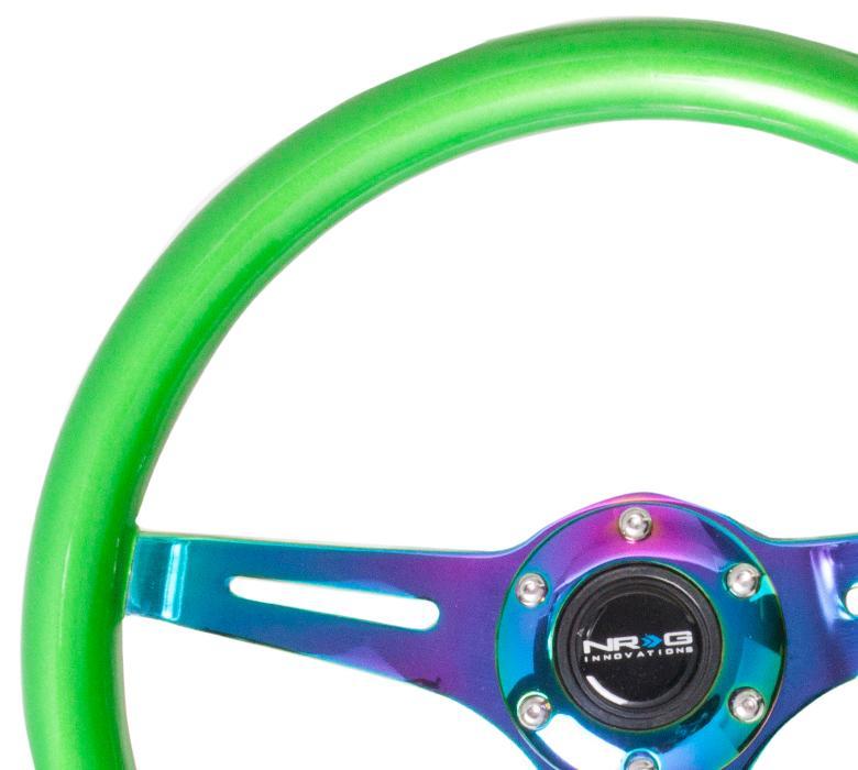 NRG 350mm Steering Wheels - NeoChrome Spokes - Standard Colors (ST-015MC)