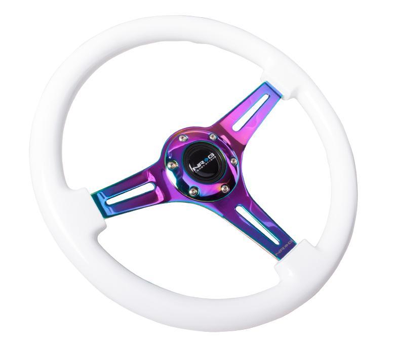 NRG 350mm Steering Wheels - NeoChrome Spokes - Standard Colors (ST-015MC)