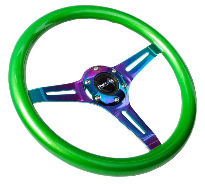 NRG 350mm Steering Wheels - NeoChrome Spokes - Standard Colors (ST-015MC)