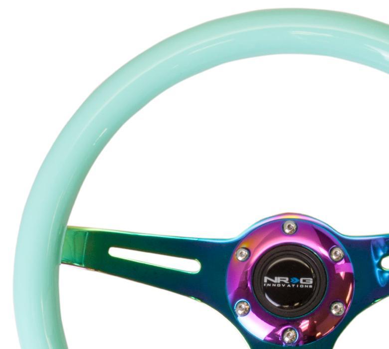 NRG 350mm Steering Wheels - NeoChrome Spokes - Standard Colors (ST-015MC)