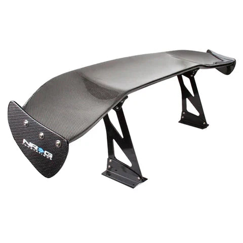 NRG Carbon Fiber Spoiler - Universal (69in.) w/NRG Logo
