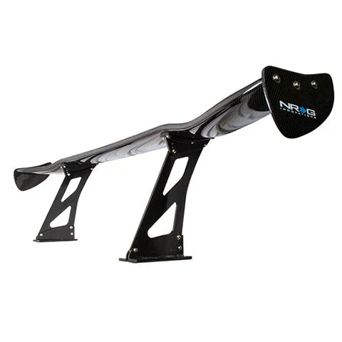 NRG Carbon Fiber Spoiler - Universal (69in.) w/NRG Logo