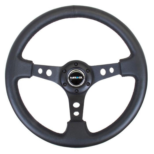 NRG RST-006 Sport Steering Wheels - 350mm x 3" Deep - Premium Leather