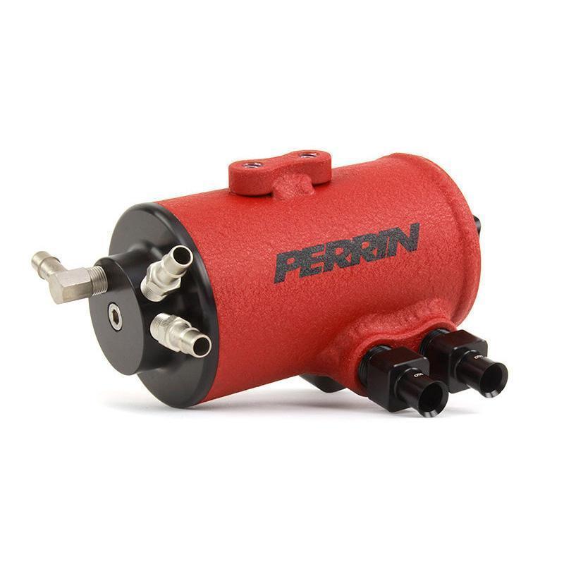 PERRIN 02-14 Subaru WRX / 04-21 STI / 05-09 LGT & OBXT (w/FMIC Only) Air Oil Separator - Neon Yel.