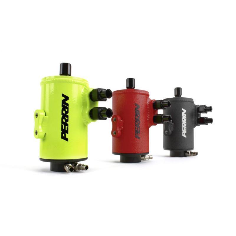 PERRIN 02-14 Subaru WRX / 04-21 STI / 05-09 LGT & OBXT (w/FMIC Only) Air Oil Separator - Neon Yel.