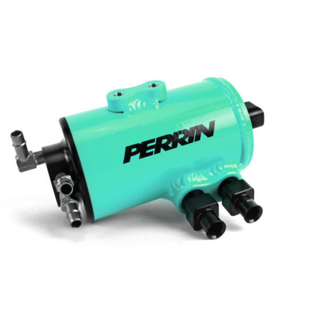 PERRIN 02-14 Subaru WRX / 04-21 STI / 05-09 LGT & OBXT (w/FMIC Only) Air Oil Separator - Neon Yel.