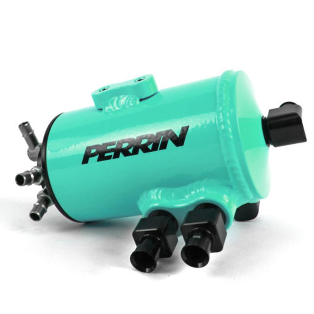 PERRIN 02-14 Subaru WRX / 04-21 STI / 05-09 LGT & OBXT (w/FMIC Only) Air Oil Separator - Neon Yel.