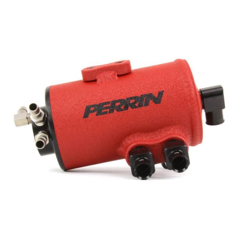 PERRIN 02-14 Subaru WRX / 04-21 STI / 05-09 LGT & OBXT (w/FMIC Only) Air Oil Separator - Neon Yel.