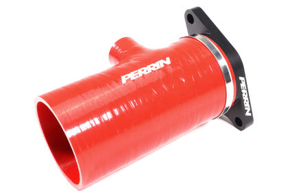 PERRIN 22-24 Subaru WRX / 20-25 LGT & OBXT Turbo Inlet Hose w/Turbo Adapter Flange (Short) - Black