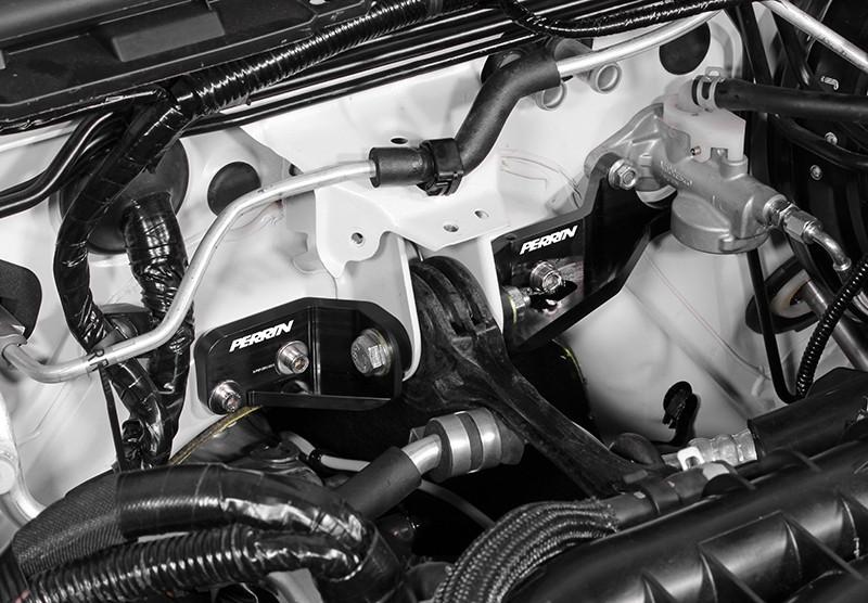 PERRIN 15-21 Subaru Impreza/WRX/STI Pitch Stop Mount & Firewall Brace - Black