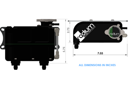 Radium Engineering Coolant Expansion Tank- Universal