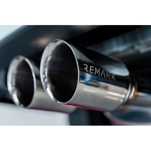 Remark 2017 Civic Si 4 Door Sedan Cat Back Exhaust w/Stainless Double Wall Tip (Not Resonated)