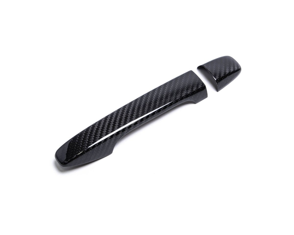 Revel GT Dry Carbon Door Handle Covers (FL/FR/RL/RR) 15-18 Subaru WRX/STI - 8 Pieces