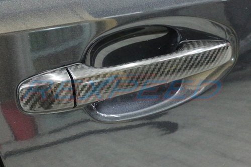 Revel GT Dry Carbon Door Handle Covers (FL/FR/RL/RR) 15-18 Subaru WRX/STI - 8 Pieces