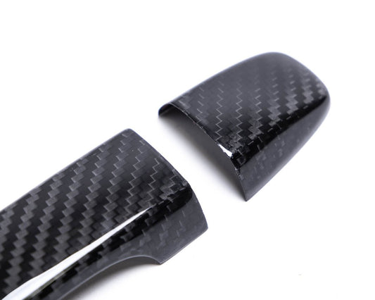 Revel GT Dry Carbon Door Handle Covers (FL/FR/RL/RR) 15-18 Subaru WRX/STI - 8 Pieces