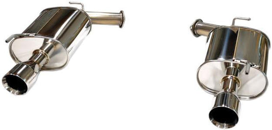 Revel Medallion Touring-S Catback Exhaust - Dual Muffler / Axle Back 06-10 Infiniti M35