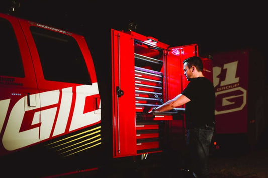 Rigid Industries Rigid A-Series LED Rock Light - High Power / Black Housing / Red / Each (RIG480103)